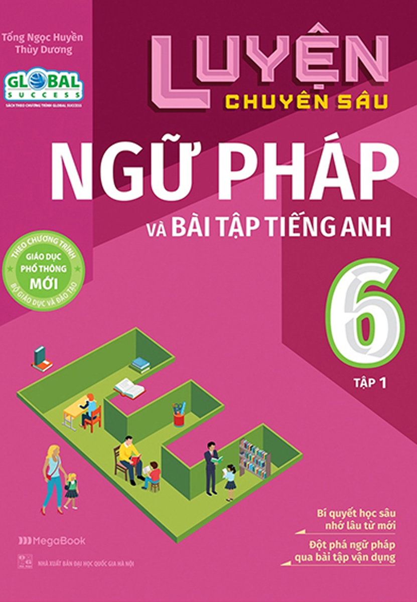 Luy n chuy n s u ng ph p v b i t p ti ng anh l p 6 t p 1 d ng k m